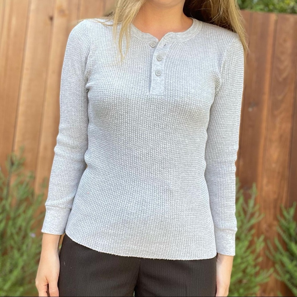 Vintage Thermal Henley